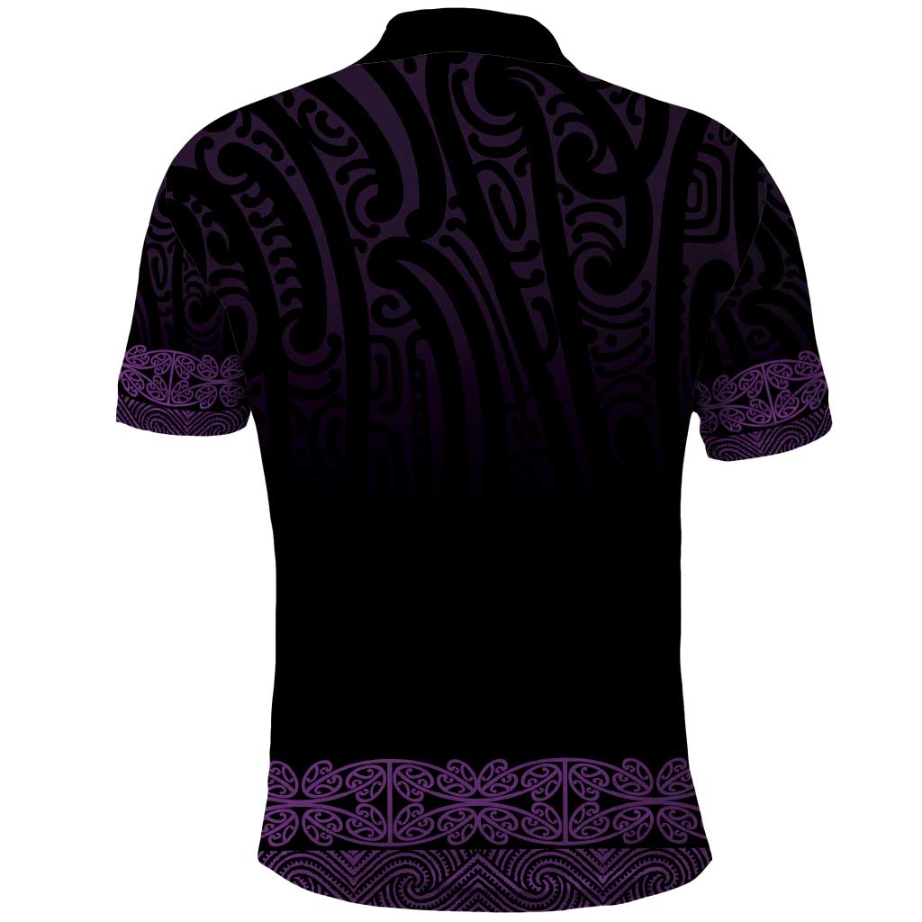 New Zealand Maori Kowhaiwhai Polo Shirt Waiporoporo Maui and Mangopare LT9 - Polynesian Pride
