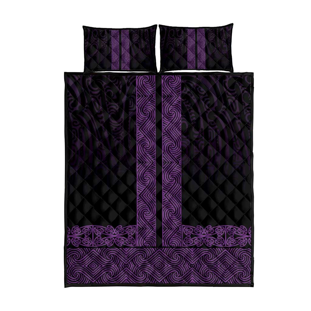 New Zealand Maori Kowhaiwhai Quilt Bed Set Waiporoporo Maui and Mangopare LT9 - Polynesian Pride