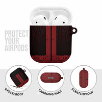 New Zealand Maori Kowhaiwhai AirPods Case Whero Maui and Mangopare LT9 - Polynesian Pride