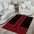 New Zealand Maori Kowhaiwhai Area Rug Whero Maui and Mangopare
