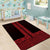 New Zealand Maori Kowhaiwhai Area Rug Whero Maui and Mangopare