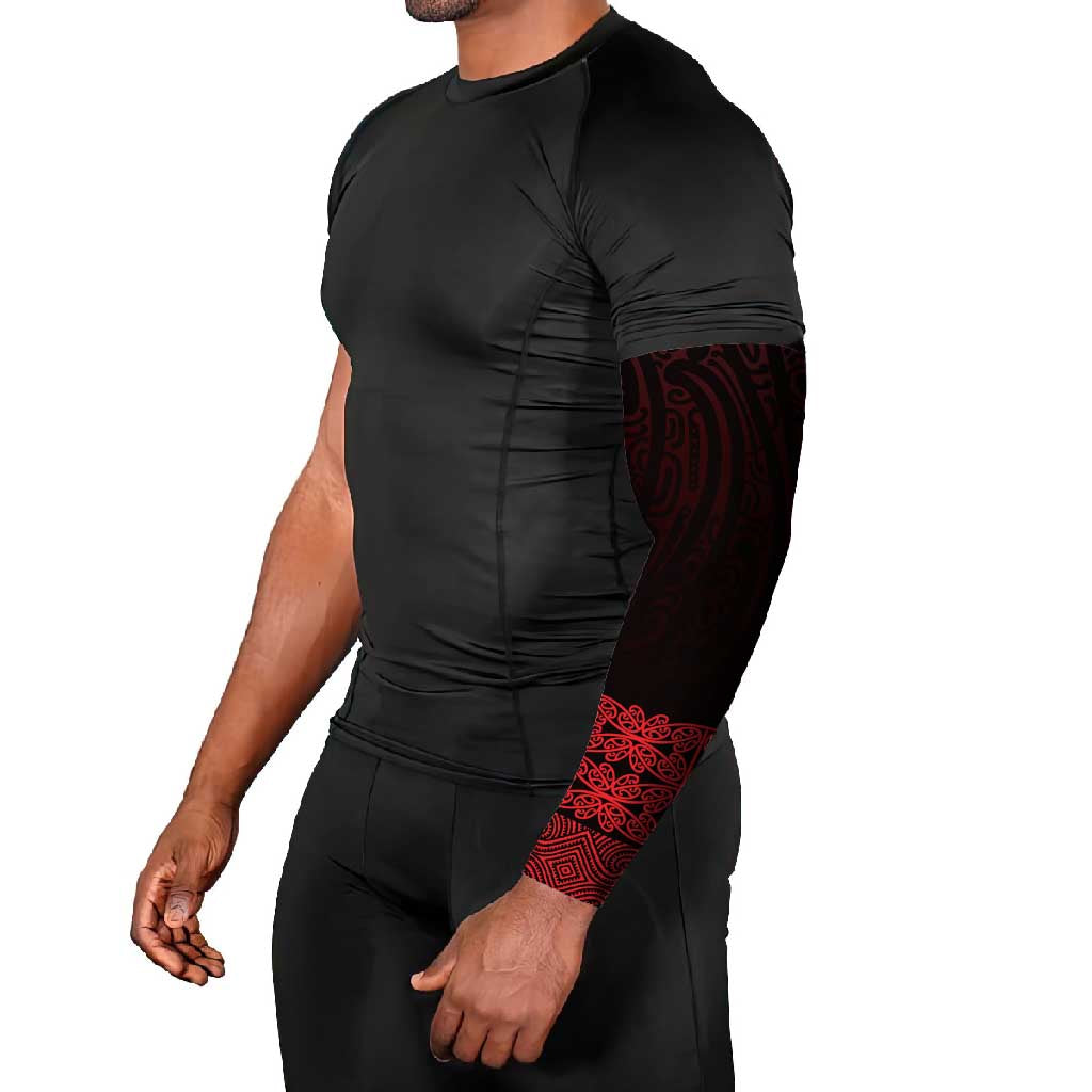 New Zealand Maori Kowhaiwhai Arm Sleeves Whero Maui and Mangopare LT9 - Polynesian Pride