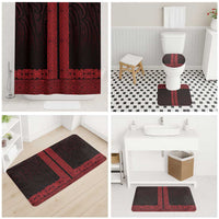 New Zealand Maori Kowhaiwhai Bathroom Set Whero Maui and Mangopare LT9 - Polynesian Pride
