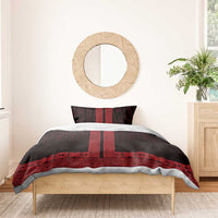 New Zealand Maori Kowhaiwhai Bedding Set Whero Maui and Mangopare LT9 - Polynesian Pride