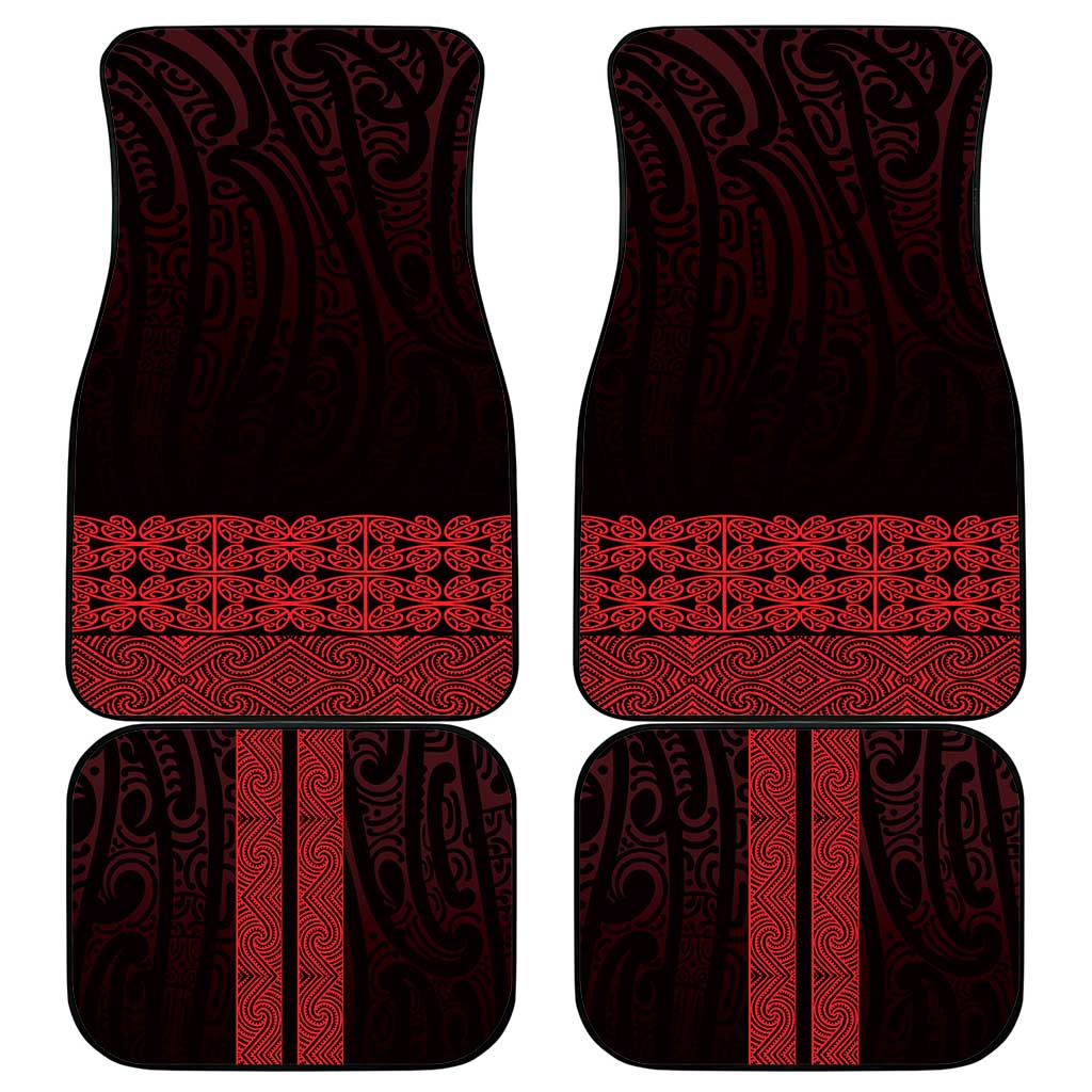 New Zealand Maori Kowhaiwhai Car Mats Whero Maui and Mangopare LT9 - Polynesian Pride