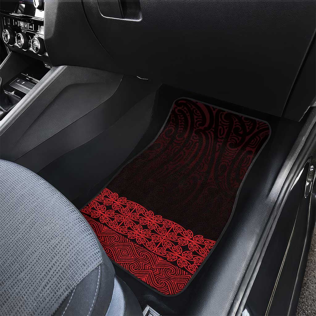 New Zealand Maori Kowhaiwhai Car Mats Whero Maui and Mangopare LT9 - Polynesian Pride