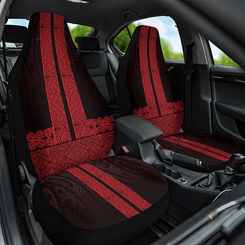 New Zealand Maori Kowhaiwhai Car Seat Cover Whero Maui and Mangopare