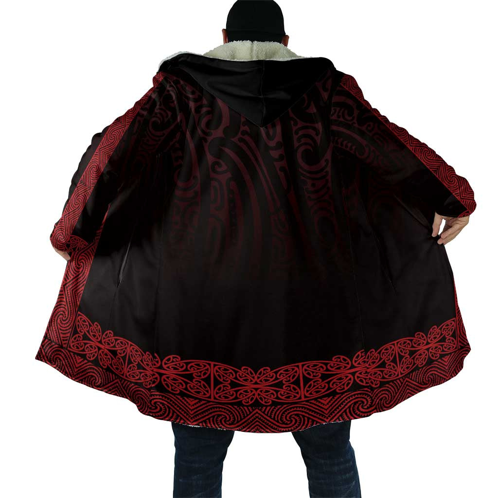 New Zealand Maori Kowhaiwhai Cloak Whero Maui and Mangopare LT9 - Polynesian Pride