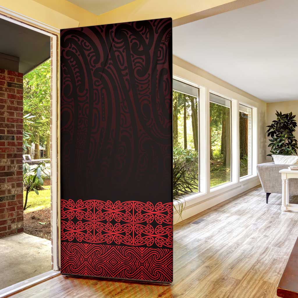 New Zealand Maori Kowhaiwhai Door Cover Whero Maui and Mangopare LT9 - Polynesian Pride