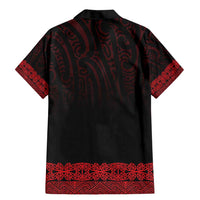 New Zealand Maori Kowhaiwhai Family Matching Mermaid Dress and Hawaiian Shirt Whero Maui and Mangopare LT9 - Polynesian Pride