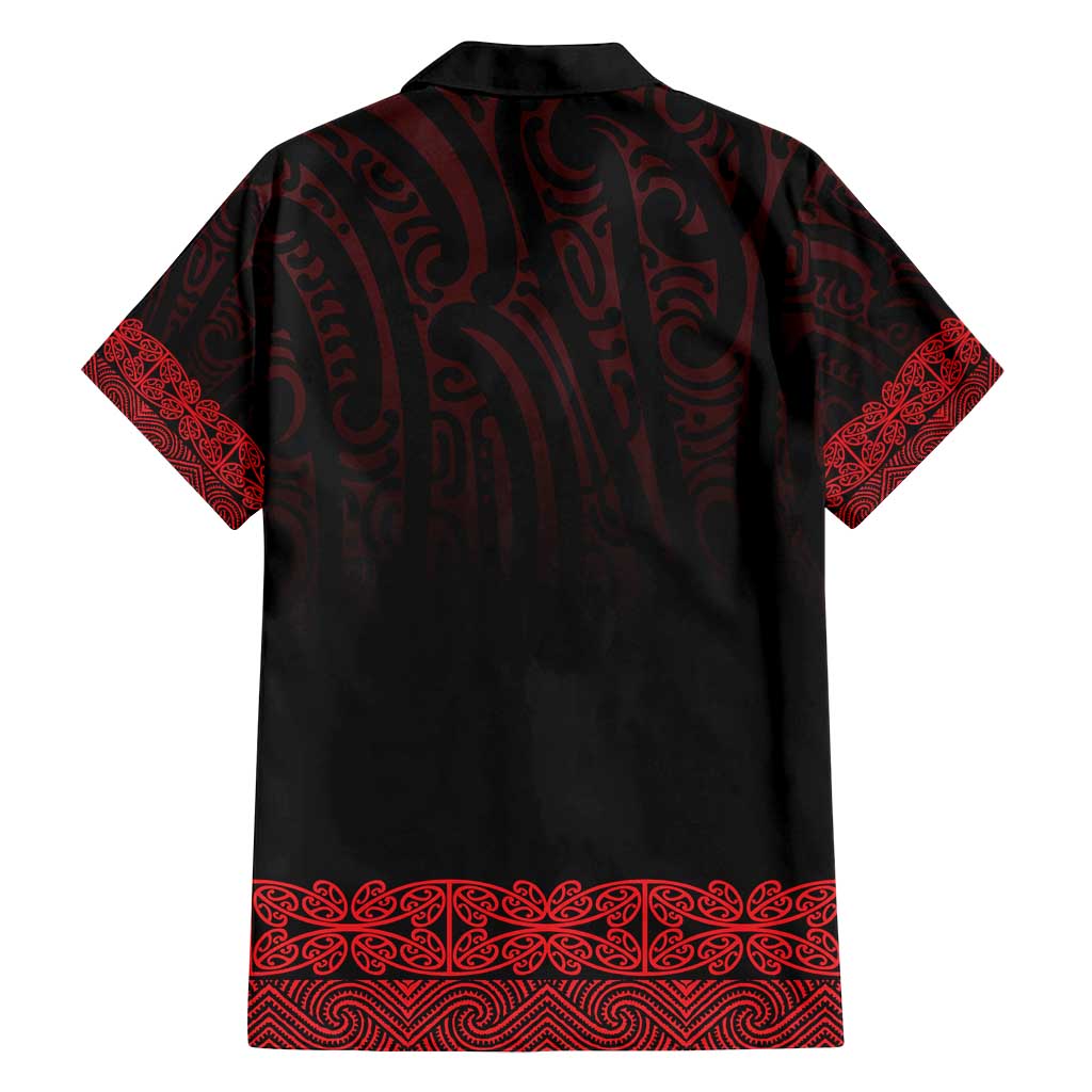 New Zealand Maori Kowhaiwhai Family Matching Tank Maxi Dress and Hawaiian Shirt Whero Maui and Mangopare LT9 - Polynesian Pride