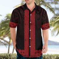 New Zealand Maori Kowhaiwhai Hawaiian Shirt Whero Maui and Mangopare LT9 - Polynesian Pride