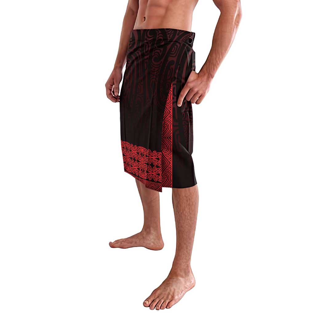 New Zealand Maori Kowhaiwhai Lavalava Whero Maui and Mangopare LT9 - Polynesian Pride