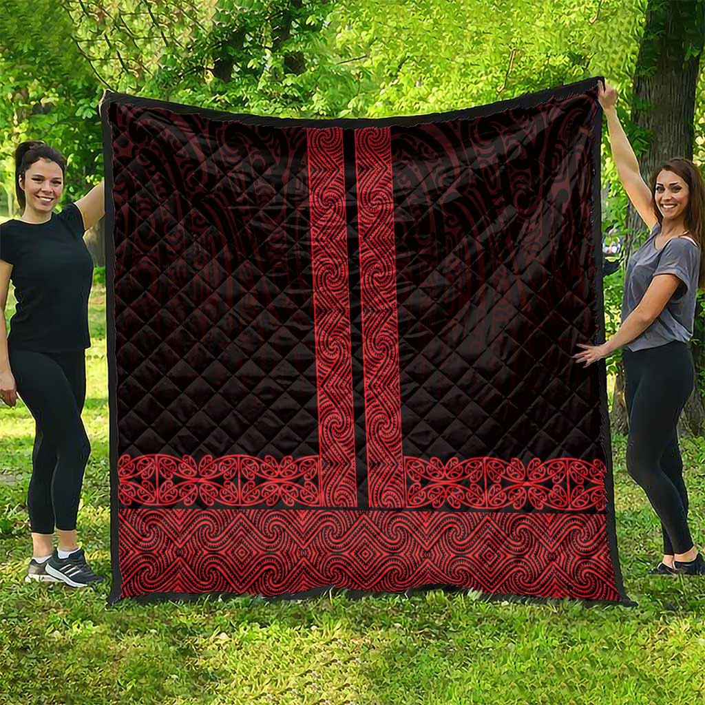 New Zealand Maori Kowhaiwhai Quilt Whero Maui and Mangopare LT9 - Polynesian Pride