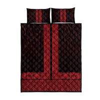 New Zealand Maori Kowhaiwhai Quilt Bed Set Whero Maui and Mangopare LT9 - Polynesian Pride