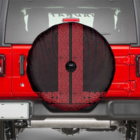 New Zealand Maori Kowhaiwhai Spare Tire Cover Whero Maui and Mangopare LT9 - Polynesian Pride