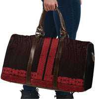 New Zealand Maori Kowhaiwhai Travel Bag Whero Maui and Mangopare LT9 - Polynesian Pride
