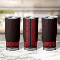 New Zealand Maori Kowhaiwhai Tumbler Cup Whero Maui and Mangopare LT9 - Polynesian Pride