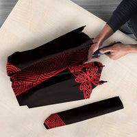 New Zealand Maori Kowhaiwhai Umbrella Whero Maui and Mangopare LT9 - Polynesian Pride
