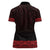 New Zealand Maori Kowhaiwhai Women Polo Shirt Whero Maui and Mangopare