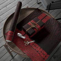 New Zealand Maori Kowhaiwhai Wrapping Paper Whero Maui and Mangopare LT9 - Polynesian Pride