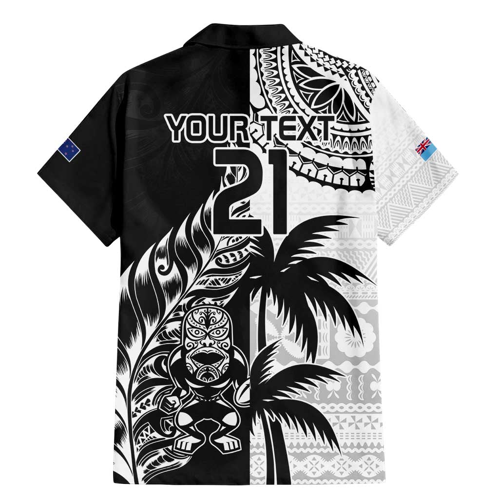 Custom Fiji New Zealand Family Matching Mermaid Dress and Hawaiian Shirt Maori mix Tapa Pattern Version LT9 - Polynesian Pride