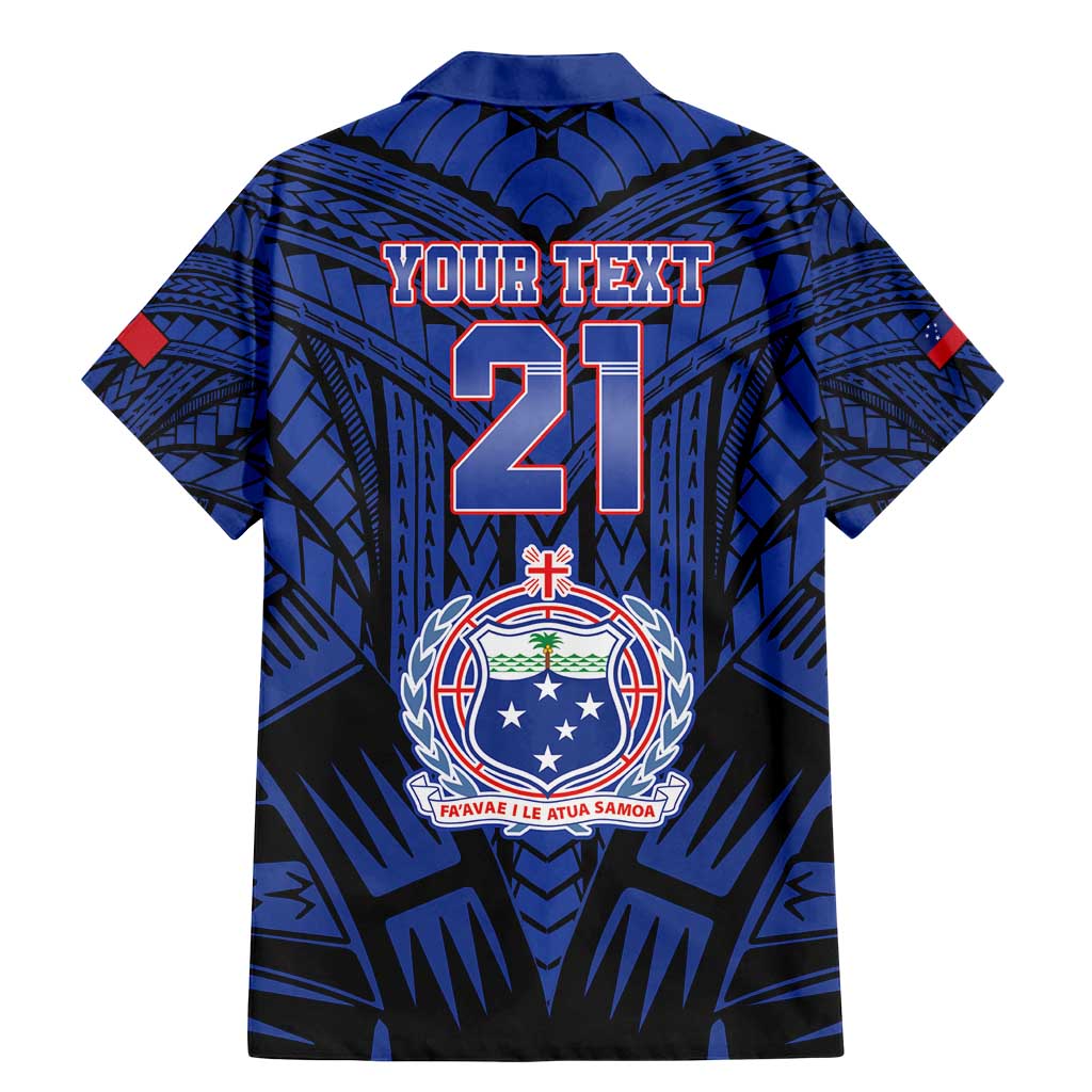 Custom Manu Samoa Sevens Rugby Family Matching Mermaid Dress and Hawaiian Shirt Samoan Tribal Tattoo LT9 - Polynesian Pride