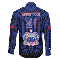 Custom Manu Samoa Sevens Rugby Family Matching Puletasi and Hawaiian Shirt Samoan Tribal Tattoo LT9 - Polynesian Pride