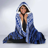 Custom Manu Samoa Sevens Rugby Hooded Blanket Samoan Tribal Tattoo LT9 - Polynesian Pride