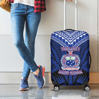 Custom Manu Samoa Sevens Rugby Luggage Cover Samoan Tribal Tattoo LT9 - Polynesian Pride