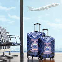 Custom Manu Samoa Sevens Rugby Luggage Cover Samoan Tribal Tattoo LT9 - Polynesian Pride