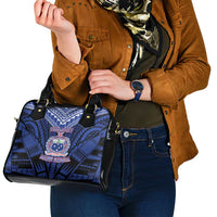 Custom Manu Samoa Sevens Rugby Shoulder Handbag Samoan Tribal Tattoo