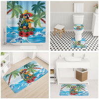 Funny Parrot Margarita Five O'clock Somewhere Bathroom Set