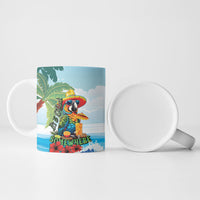 Funny Parrot Margarita Five O'clock Somewhere Ceramic Mug