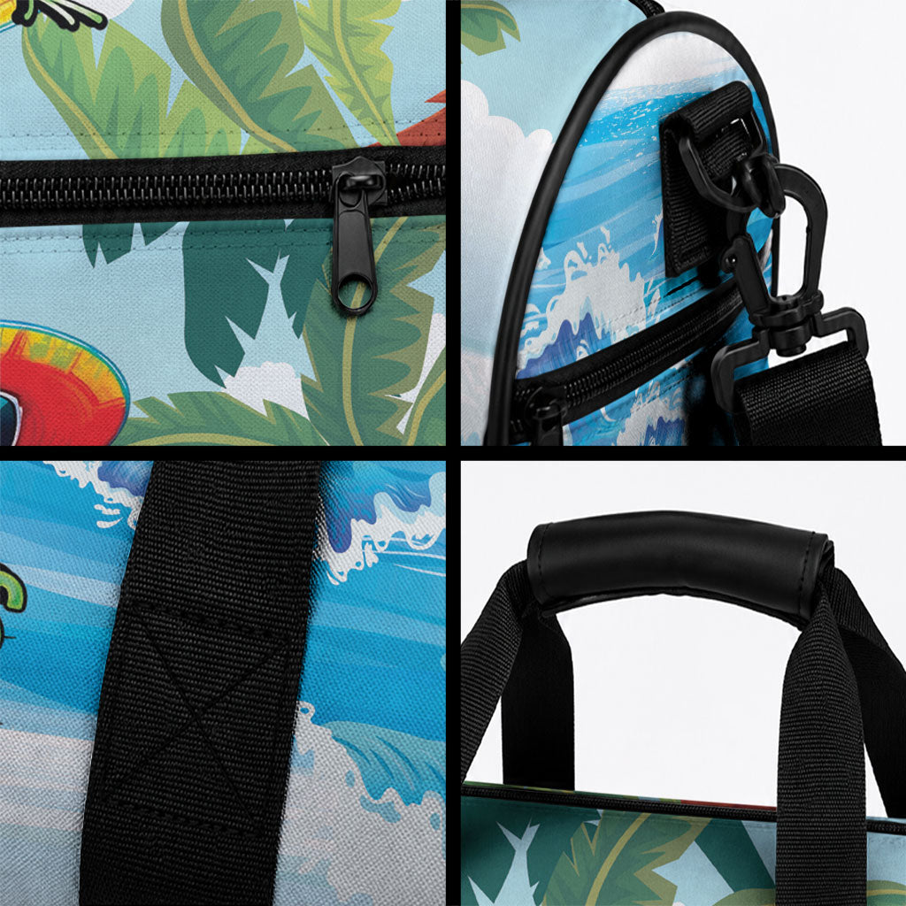 Funny Parrot Margarita Five O'clock Somewhere Duffle Bag LT9 - Polynesian Pride