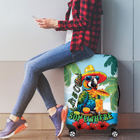 Funny Parrot Margarita Five O'clock Somewhere Luggage Cover LT9 - Polynesian Pride
