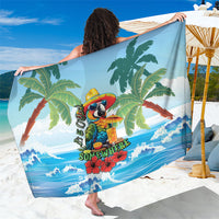 Funny Parrot Margarita Five O'clock Somewhere Sarong