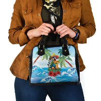 Funny Parrot Margarita Five O'clock Somewhere Shoulder Handbag