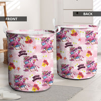 Hawaii Flamingo Hello Summer Laundry Basket Hawaiian Quilt Pattern LT9 - Polynesian Pride