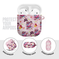 Hawaii Flamingo Hello Summer AirPods Case Hawaiian Quilt Pattern