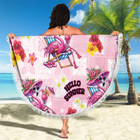 Hawaii Flamingo Hello Summer Beach Blanket Hawaiian Quilt Pattern LT9 - Polynesian Pride