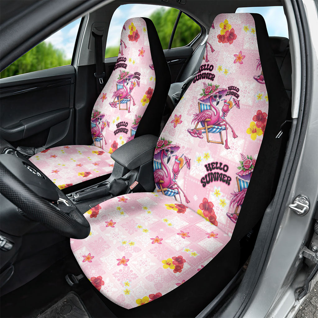 Hawaii Flamingo Hello Summer Car Seat Cover Hawaiian Quilt Pattern