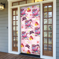 Hawaii Flamingo Hello Summer Door Cover Hawaiian Quilt Pattern LT9 - Polynesian Pride