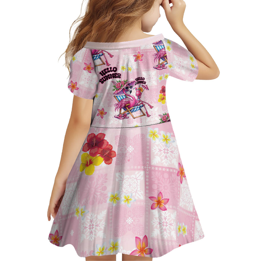 Hawaii Flamingo Hello Summer Family Matching Off Shoulder Maxi Dress and Hawaiian Shirt Hawaiian Quilt Pattern