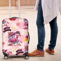 Hawaii Flamingo Hello Summer Luggage Cover Hawaiian Quilt Pattern