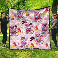 Hawaii Flamingo Hello Summer Quilt Hawaiian Quilt Pattern LT9 - Polynesian Pride