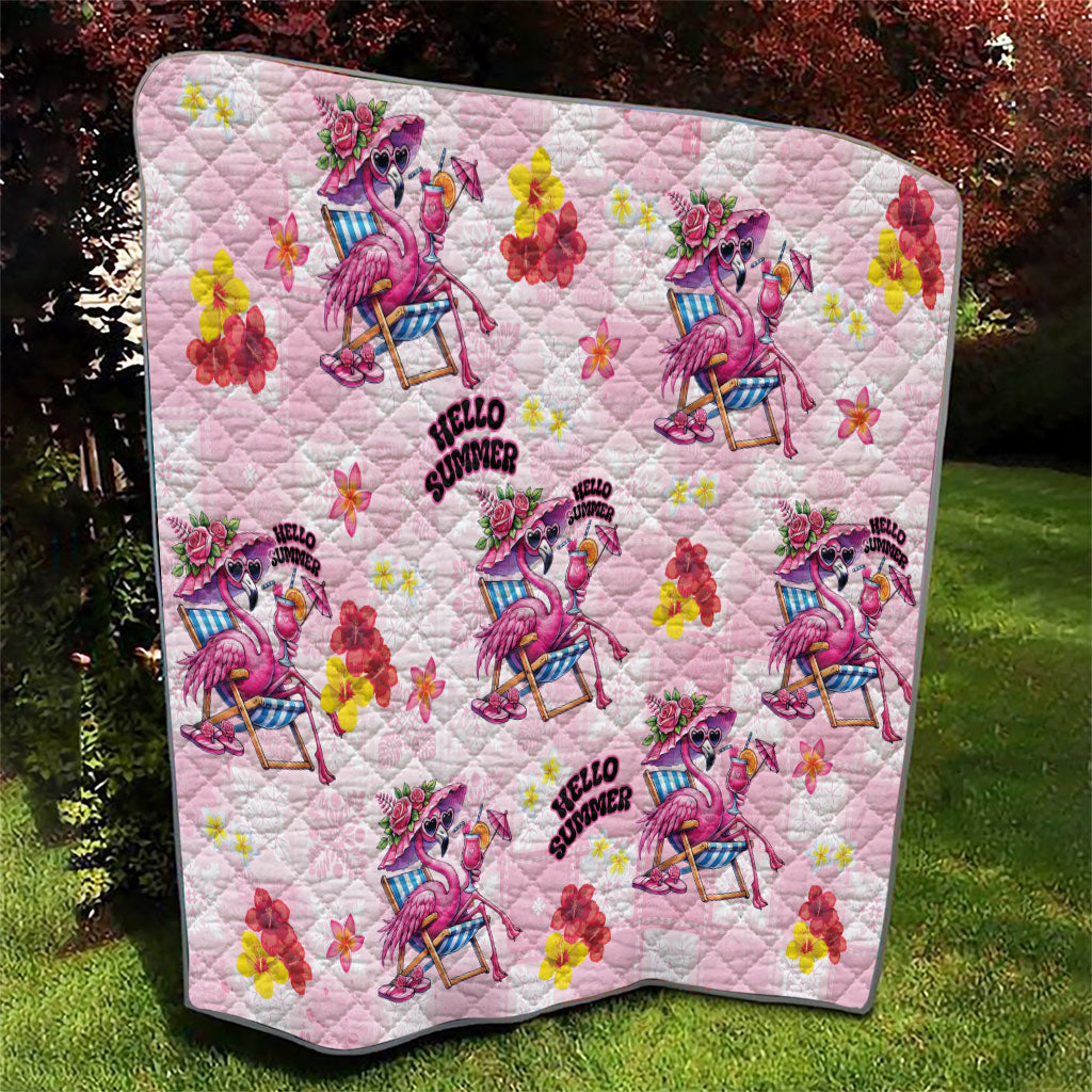 Hawaii Flamingo Hello Summer Quilt Hawaiian Quilt Pattern LT9 - Polynesian Pride