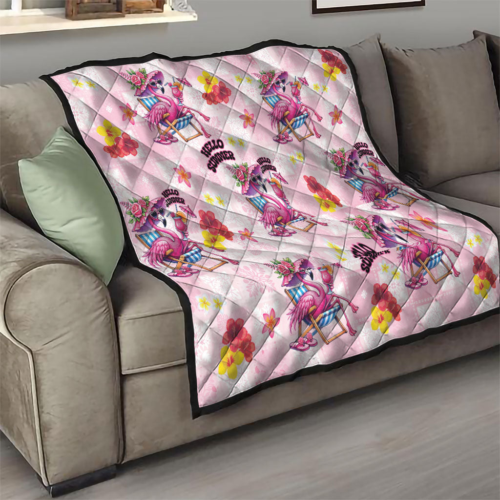 Hawaii Flamingo Hello Summer Quilt Hawaiian Quilt Pattern LT9 - Polynesian Pride