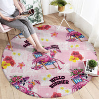 Hawaii Flamingo Hello Summer Round Carpet Hawaiian Quilt Pattern LT9 - Polynesian Pride