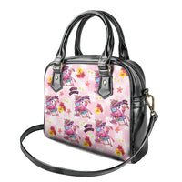 Hawaii Flamingo Hello Summer Shoulder Handbag Hawaiian Quilt Pattern LT9 - Polynesian Pride